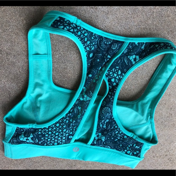 NWOT Lululemon Run With The Sun Bra Bali Breeze - Picture 3 of 11